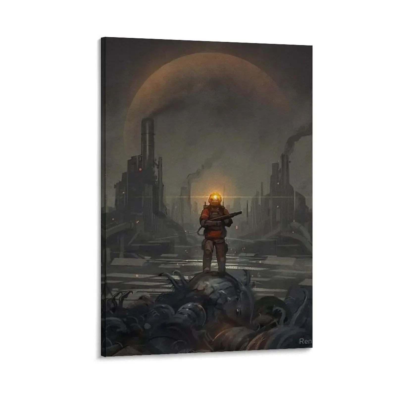 

Factorio Canvas Painting anime wall decor Decorative picture