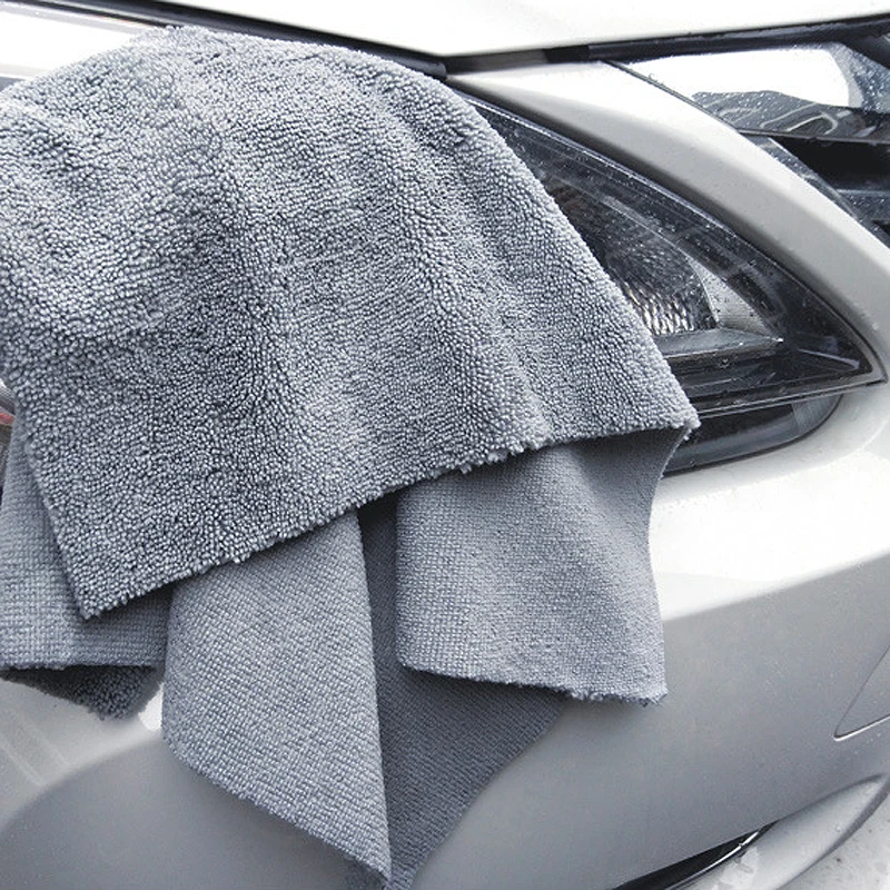 12PCS 320GSM 40x40cm Super Thick Plush Edgeless Microfiber Towels Car Care Cleaning Cloths Microfibre Polishing Detailing Drying