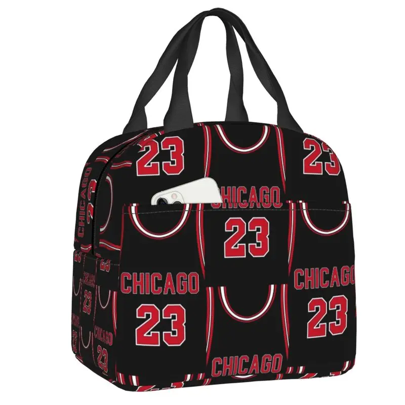 Physical Culture Basketball Sport Insulated Lunch Tote Bag for Women Resuable Cooler Thermal Bento Box Work School Travel