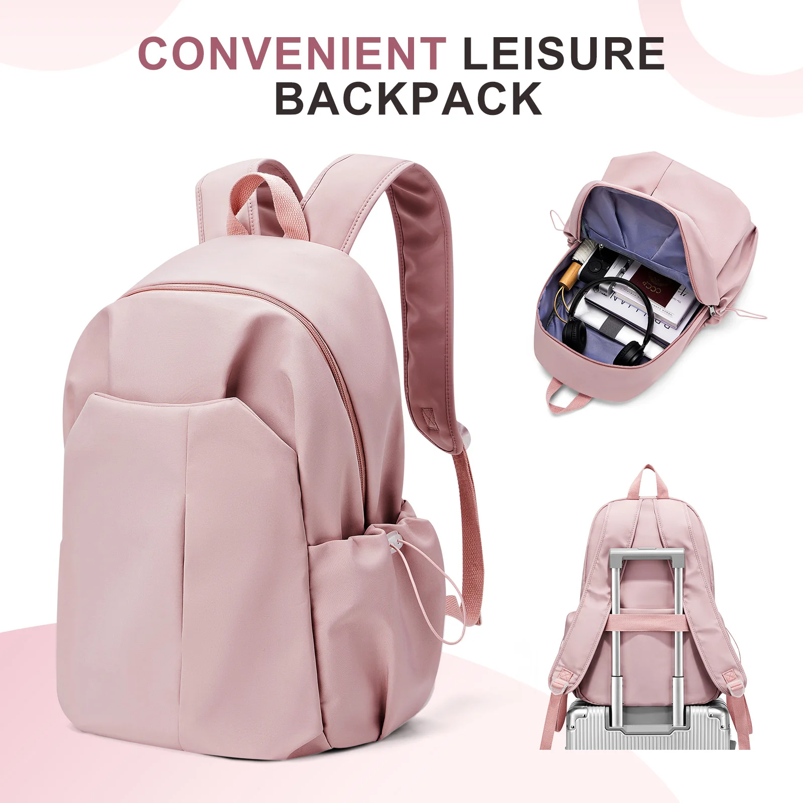 Women's Laptop Backpack, School Backpacks for Teen Girls, Waterproof Men Travel Backpack Classic Leisure University School Bag