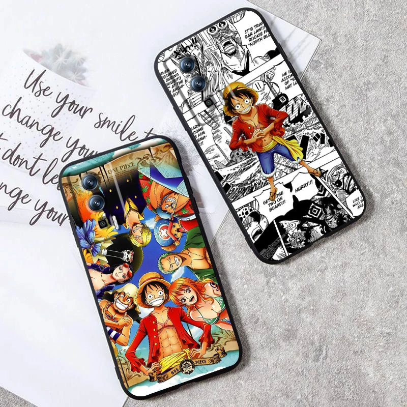 

One Piece Animation Cartoon For Xiaomi Redmi 9A 9C 9AT 10C 9 9T 10 12C 13C A3 12 K60 A1 K50 K40 5G Black Cover Phone Case