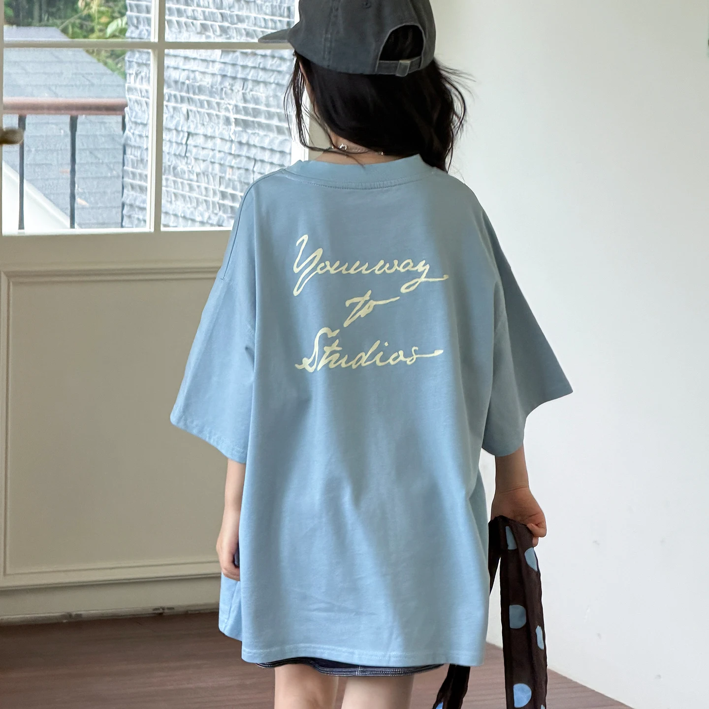 Girls' Short Sleeve T-Shirt for Middle School Students - Super Cute Semi-Long Sleeve Top for Pre-Teens