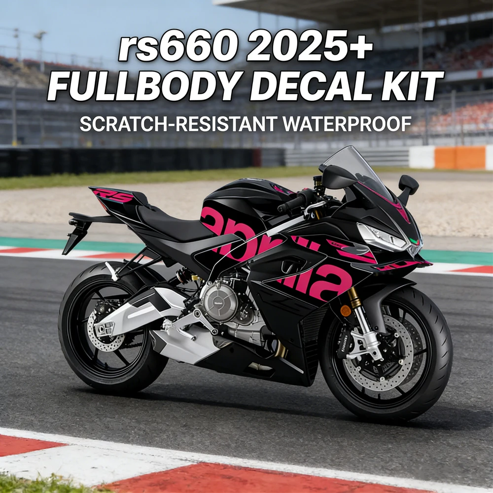 

2025+ RS660 Scratch Resistant Protection Stickers Kit For RS 660 New Motorcycle Tank Waterproof Full Graphic Decal Accessories