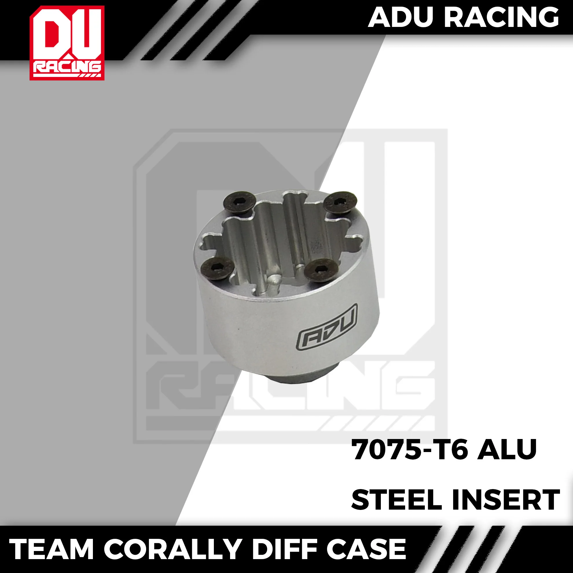 ADU RACING 7075-T6 Front/Rear Differential Housing Diff Case for TEAM CORALLY  CARS