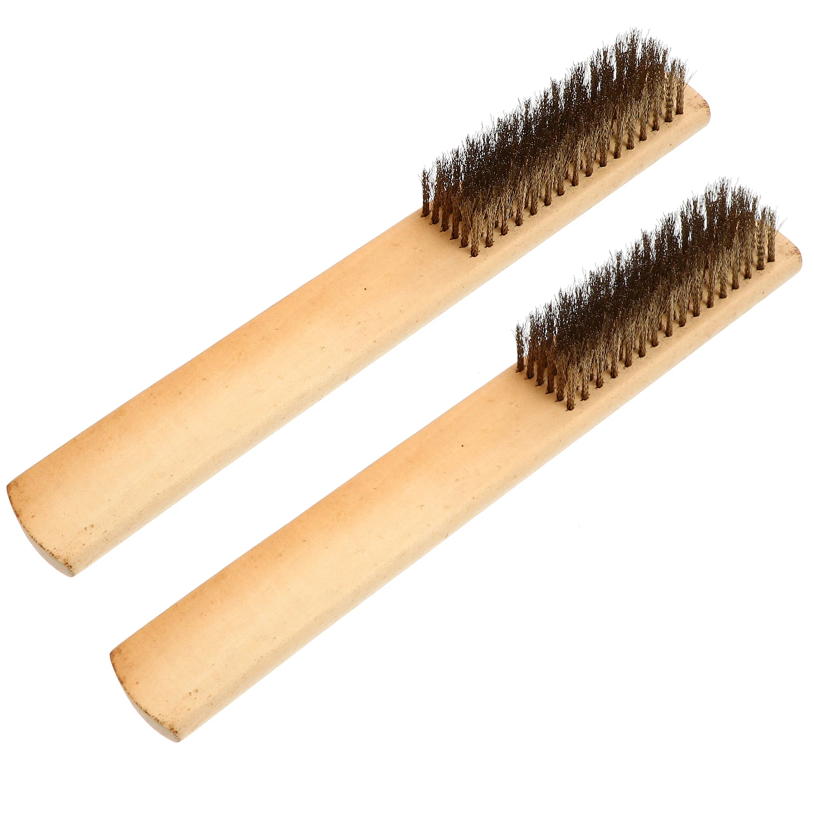 

2pcs Cleaning Brush Wooden Handle Large Rust Removal Wire for Hand Tool Steel File Teeth Kitchen Bar Accessories Restoring File