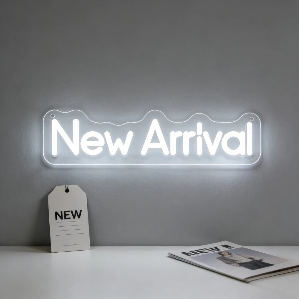 

New Arrival LED Neon Sign for Shop Boutique Retail Store Home Decor Window Display Eye Catching New Product Promotional Lighting