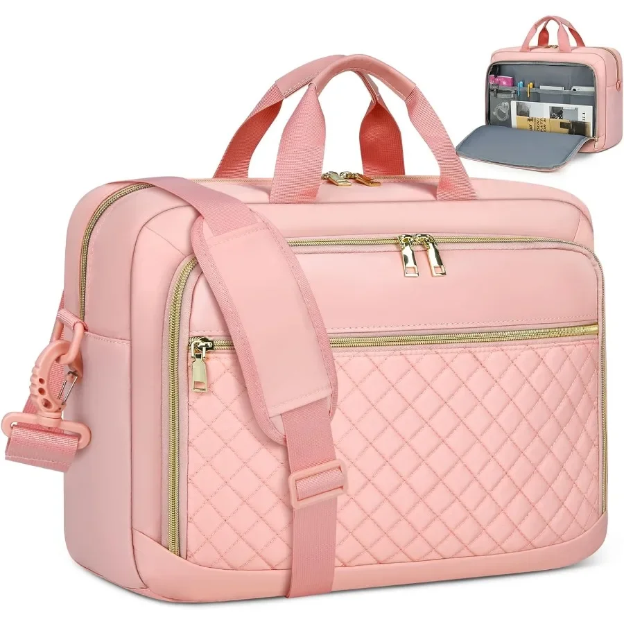 

Водонепроницаемая сумка через плечо для женщин и мужчин большой вместимости для хранения 17,3-дюймового ноутбука идеально подходит для деловой офисной работы