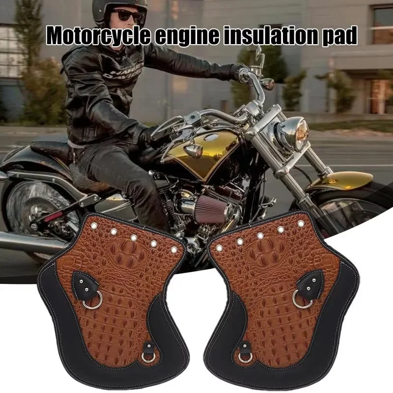 

Motorbike Exhaust Heat Shield Cover Lightweight Portable Motorcycle Anti-Scald Guard Protector Heat-resistant Durable Universal