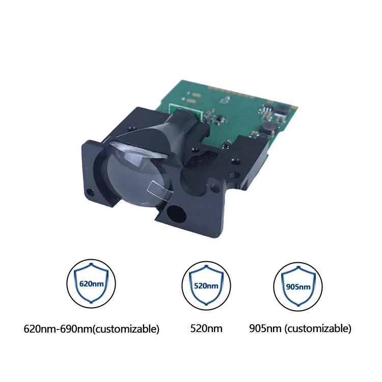 Underwater Distance Sensor 100m Green Lightweight Rangefinder Module UART 520nm Distance Module