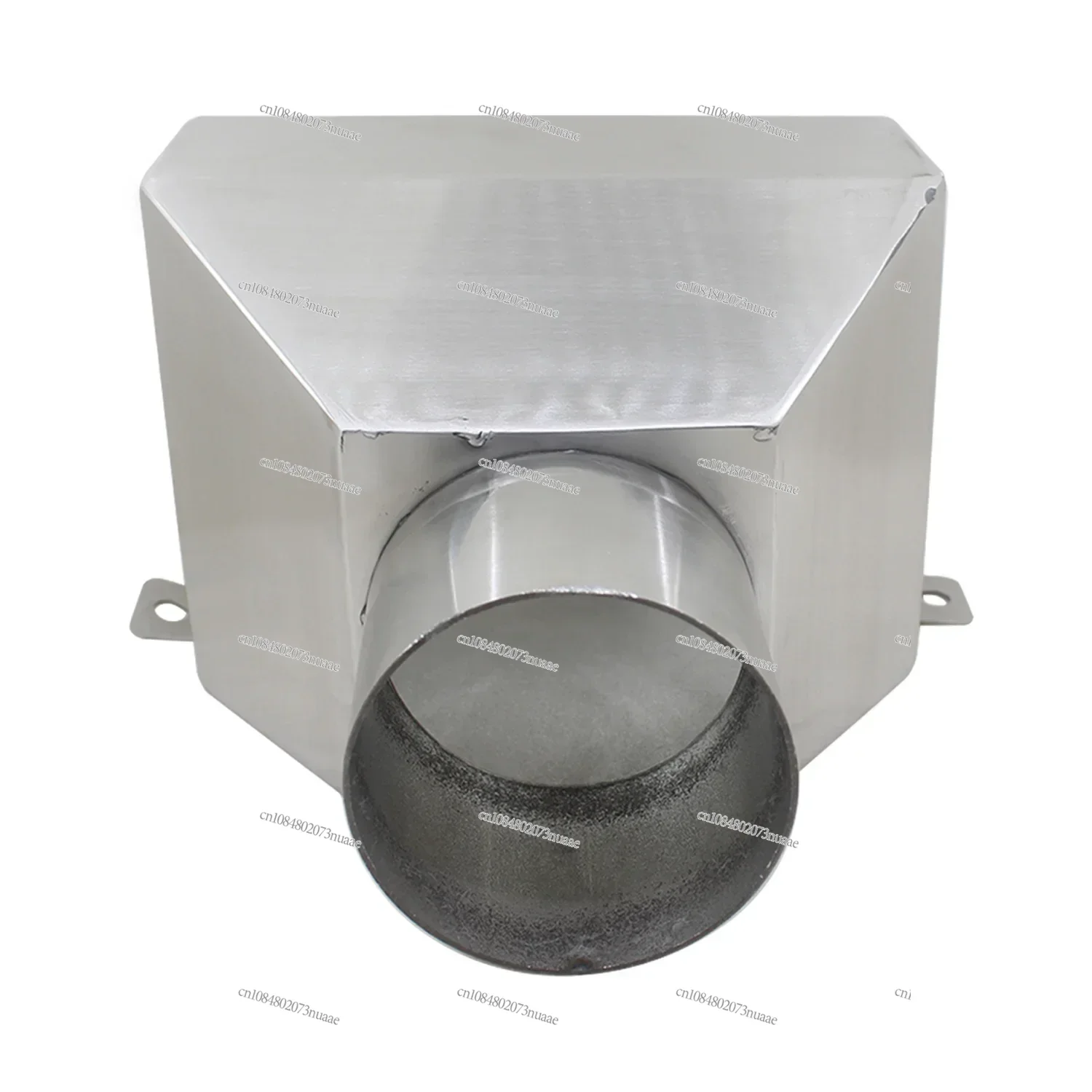 Side Inlet Rainwater Hopper for Stainless Steel Square Funnel Siphon Rainwater Discharge Downspout Hopper Drain Accessories