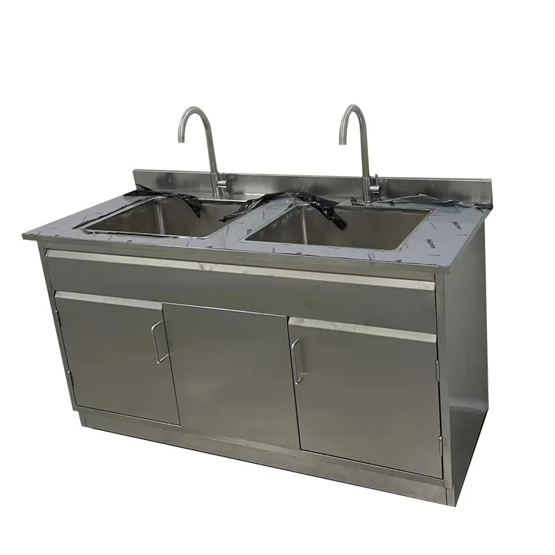 

Stainless steel side table antistatic console
