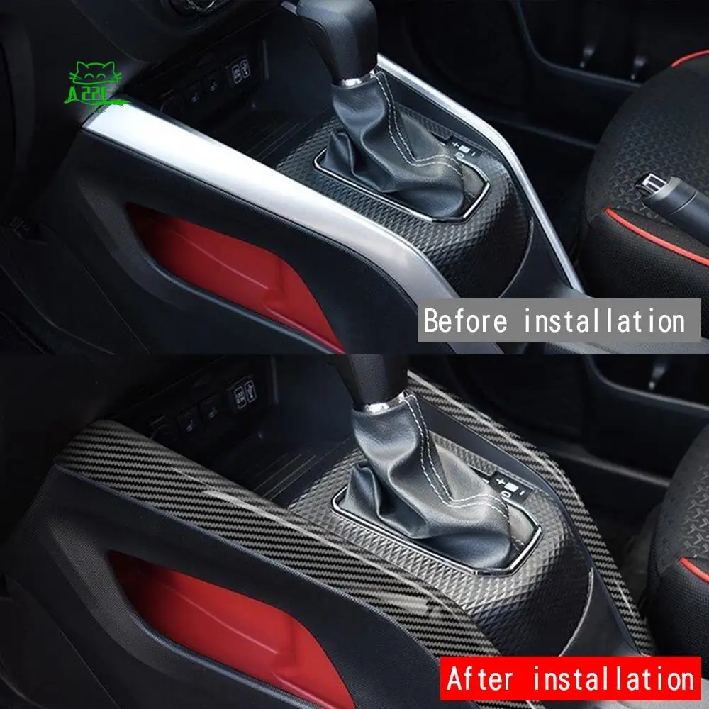 

A22E-Car Center Control Panel Armrest Decoration Cover Center Console Armrest Trim Sequins Suitable For Toyota Raize 2020