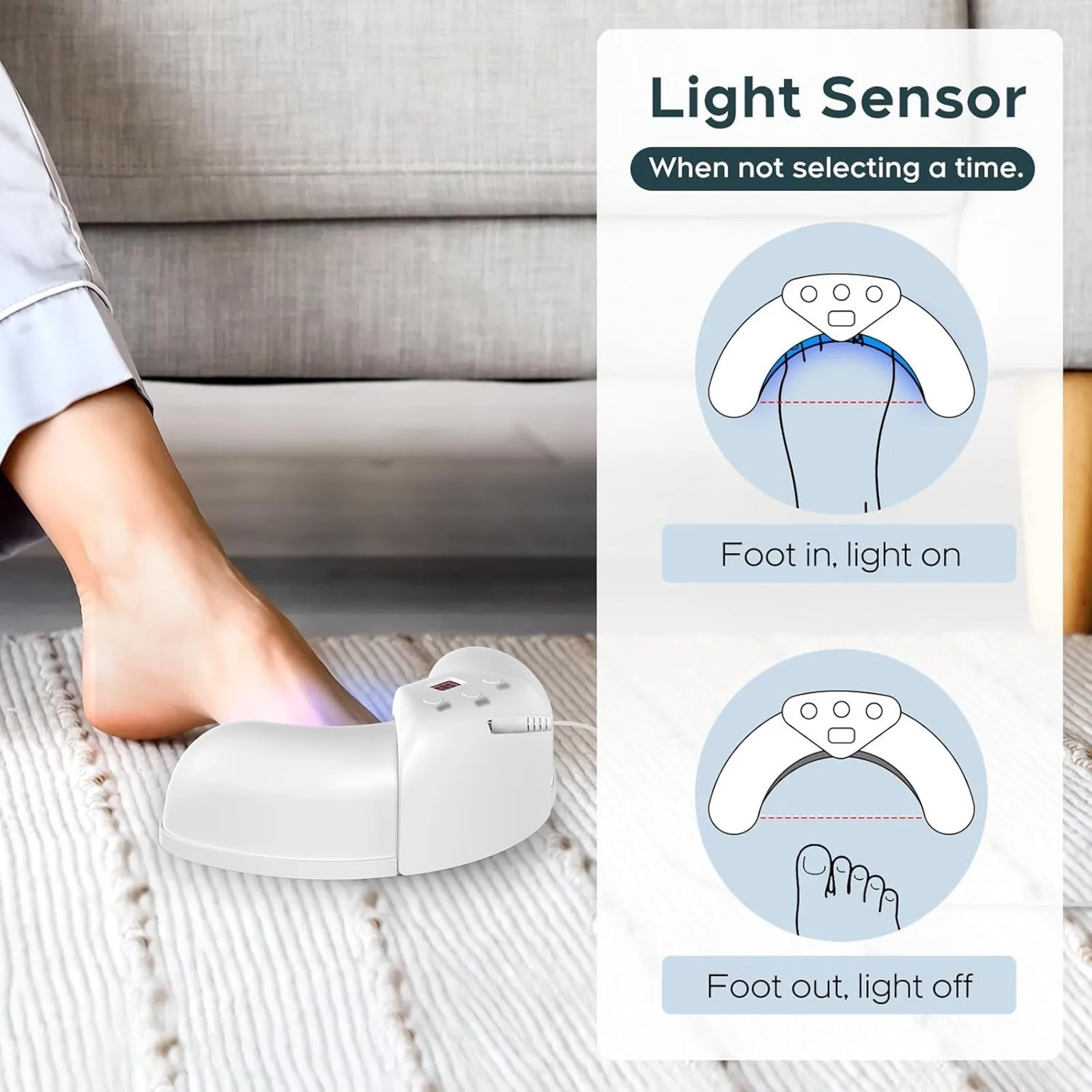 2025 Nuovi attrezzature per la pulizia e la cura delle unghie per la terapia della luce del manicure domestico dell'unghia del piede, macchina