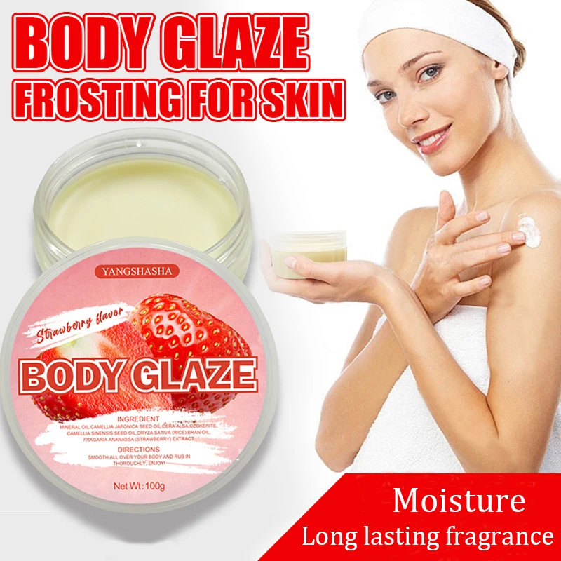 Fruit Body Butter Tight Moisturizing Fragrance Body Cream Peach Strawberry Body Moisturizing Milk Body Skin Care 6 Fragrances