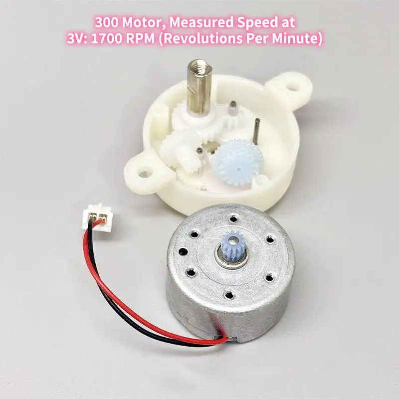 1Pc DC 3V 3.7V 5V 7RPM Slow Speed Mini 300 Gear Motor Micro 32MM Gearbox Gear Reduction Motor For DIY Stage Lights Toy Model.'..