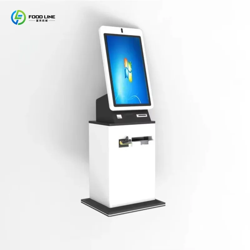 Customized Multipurpose ATM SDK Currency Exchange Machine 10-Point Capacitive Touch Screen Credit Card Passport Scanner