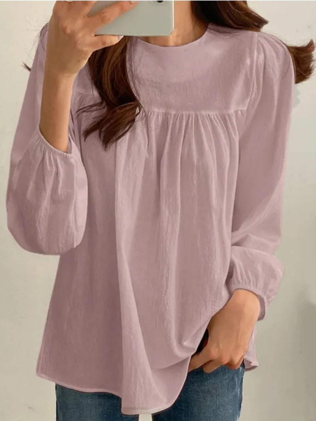 Loose Fit rond Ne irt voor dames Comfortabel ademend Dames Premium irt Zomercollectie 00% Andere materiaal