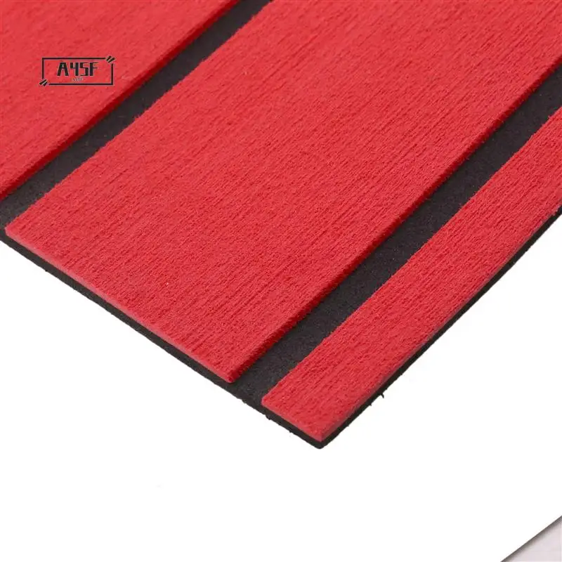 

A45F-Self-Adhesive EVA Foam Teak Decking Yacht Marine Flooring Synthetic Boat Floor Mat 2400X450x6mm Red