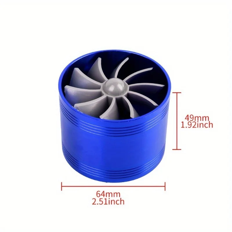 1pcs Car Single-sided Turbo F1-Z Intake Turbocharger Engine Turbocharger Power Modification Accessories