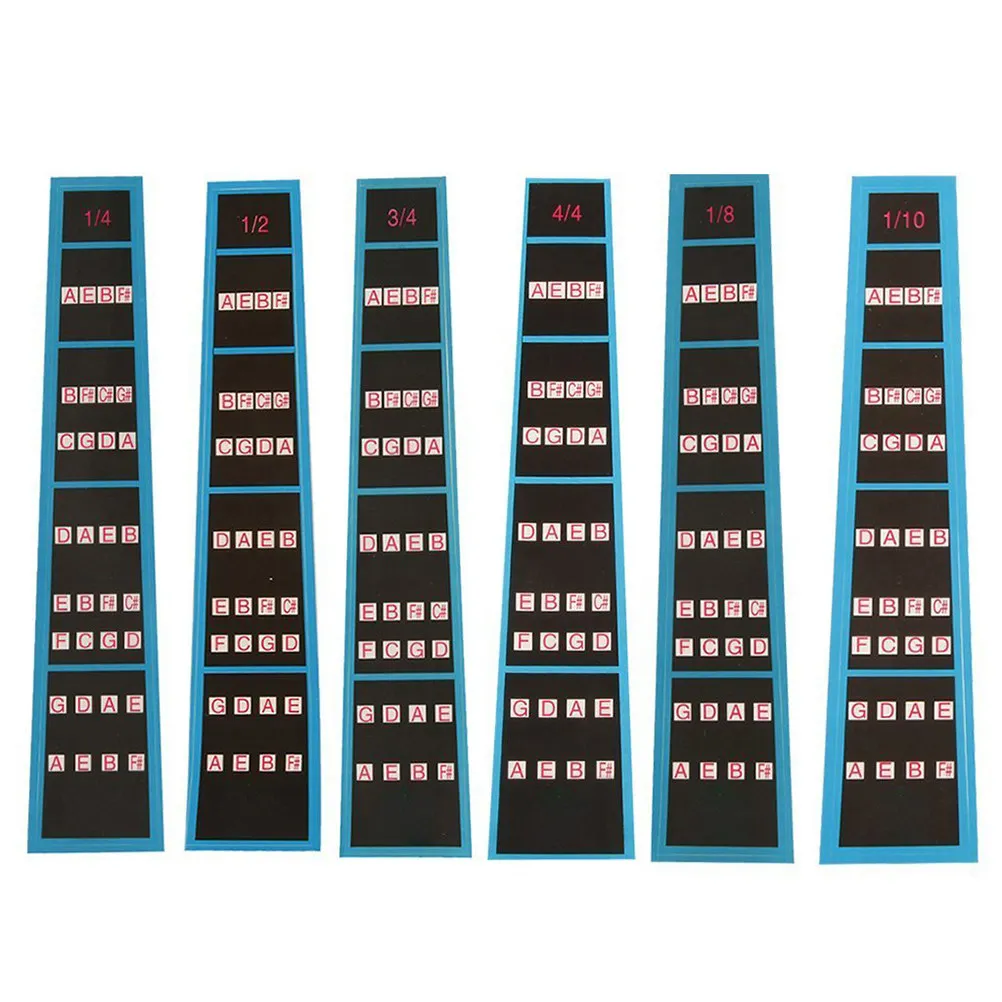 Violin Fret Guide Label Sticker Pack Paper Fingerboard Aid for Novice Players Easy Removal Strong Adhesion Violin Intonation
