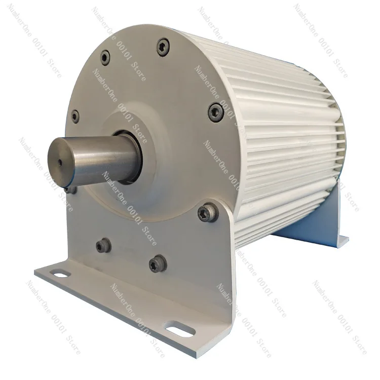 5KW household permanent magnet generator 220V wind turbine main unit low-speed high-efficiency three-phase AC motor