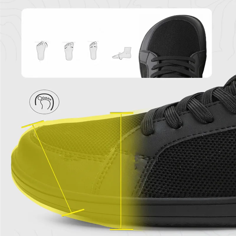 Men's Barefoot Trail-Running Shoes Wide Toe Minimalist Casual Sports Shoes Zero Drop Optimal Relaxation - Image 2