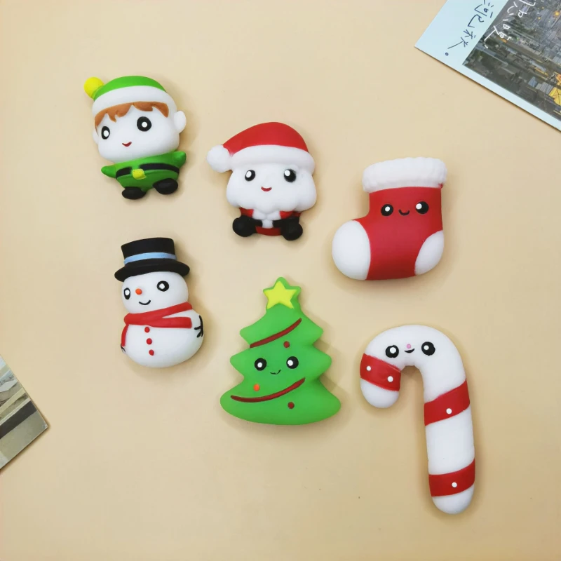 

30PCS Christmas Gift Group Pinch Joy Decompression Release Soft Plastic Toys Children's Toy Gifts