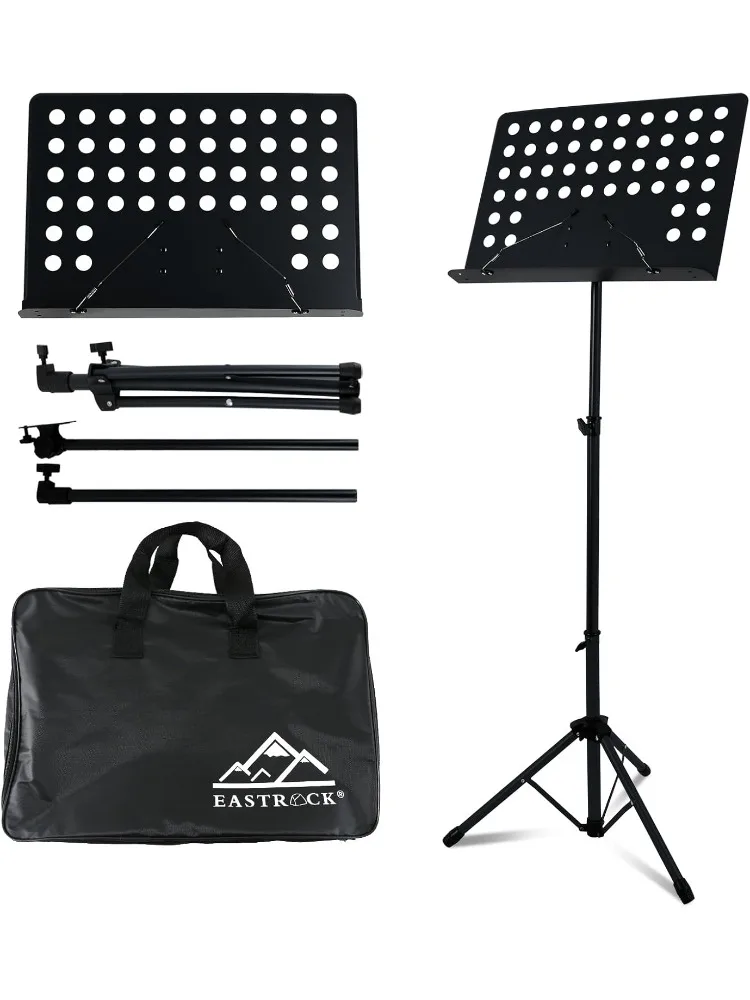 Sheet Music Stand Metal  High Stability and Height Adjustable Stand for Sheet with Carrying Bag Portable Book