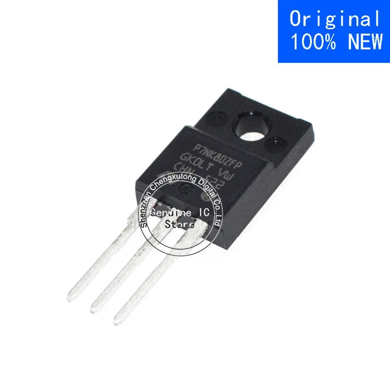 

5pcs/lot STP7NK80ZFP STP7NK80 P7NK80ZFP TO New Original Genuine Ic