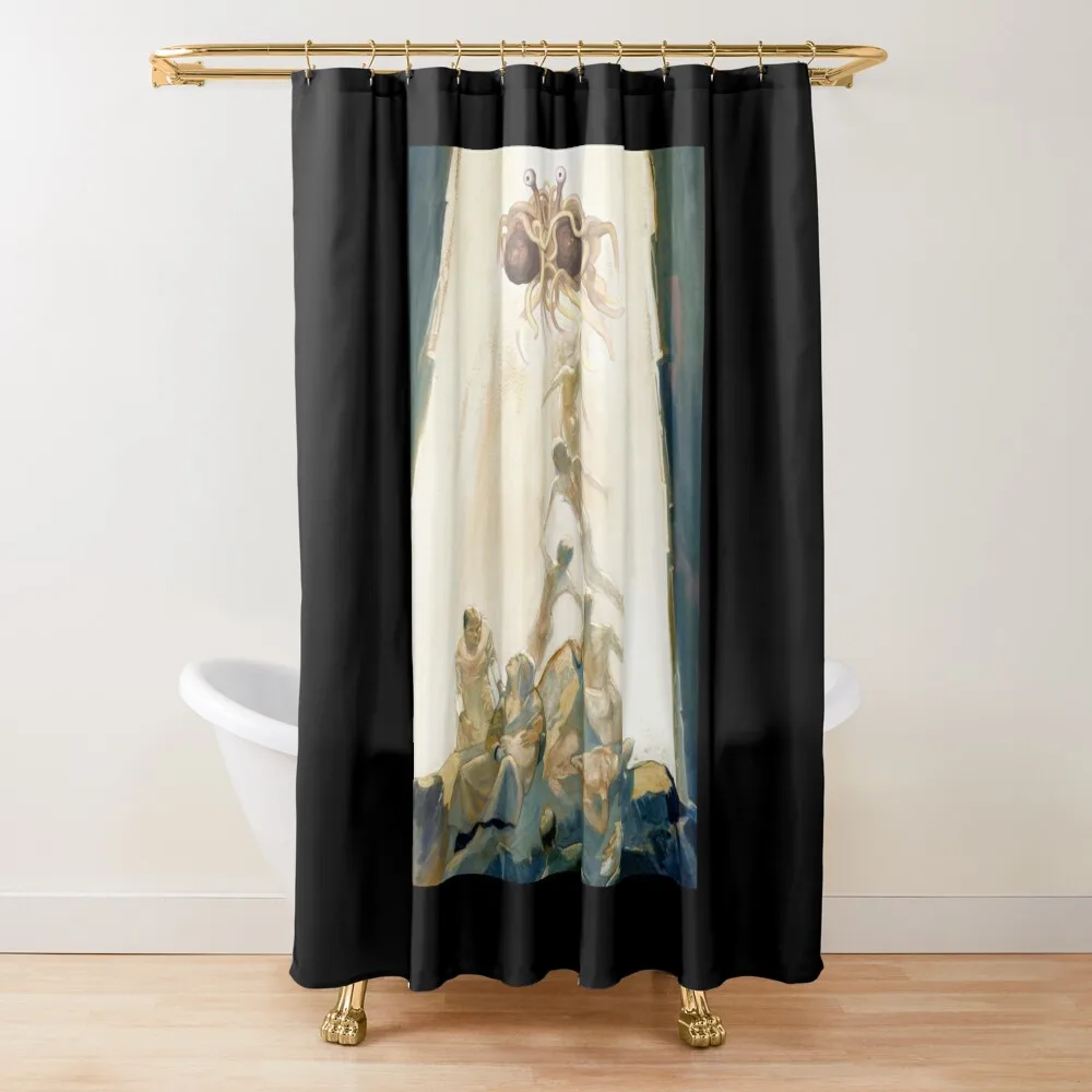 

Ascent to Paradise - The Flying Spaghetti Monster Shower Curtain Modern Bathroom Accessories Bathroom Showers Curtain