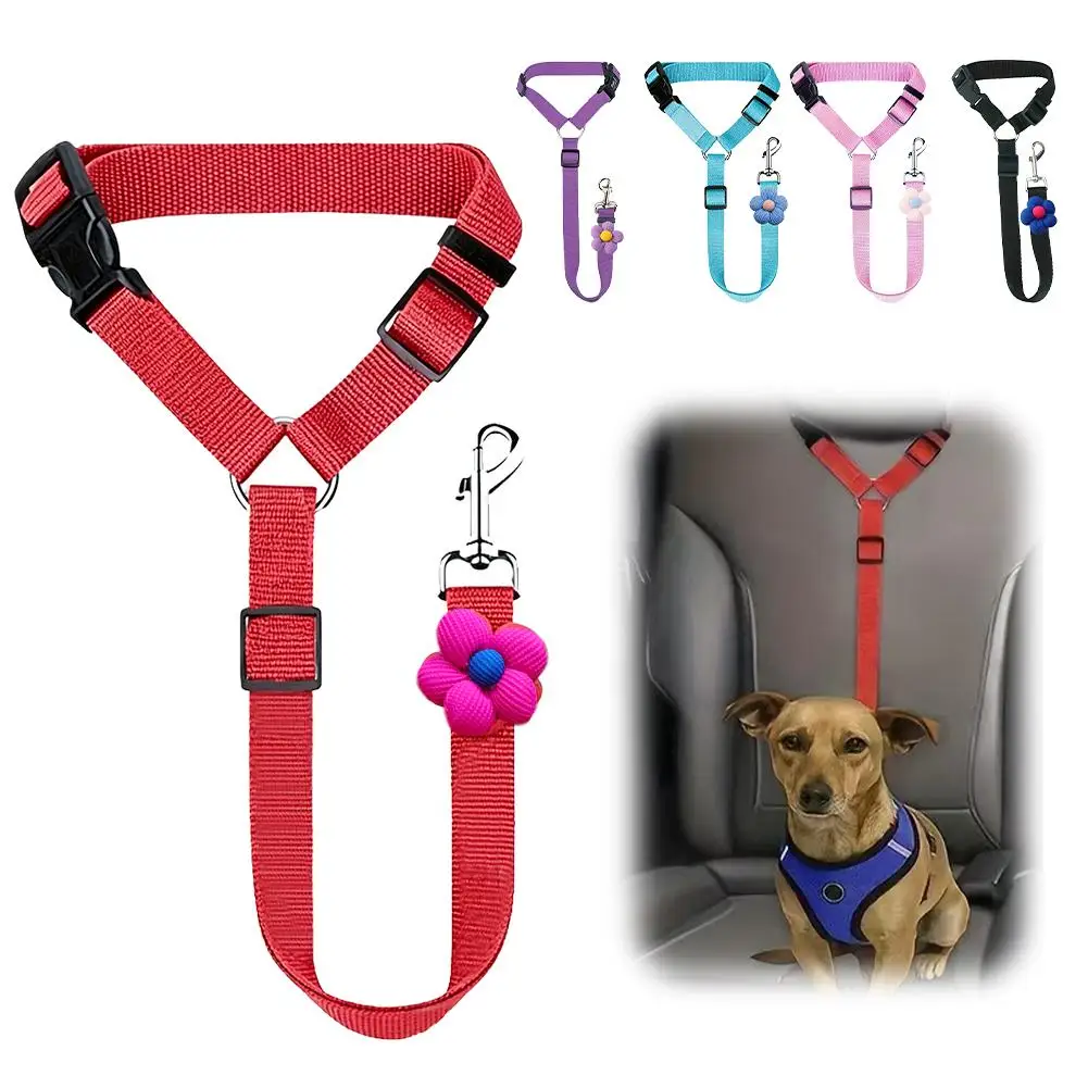 1pcs Dog Seat Belt for Vehicle Secure, Pet Car Tether Safety Leash for Dogs In Vehicles, Dog Seatbelt Tether, Christmas Gift