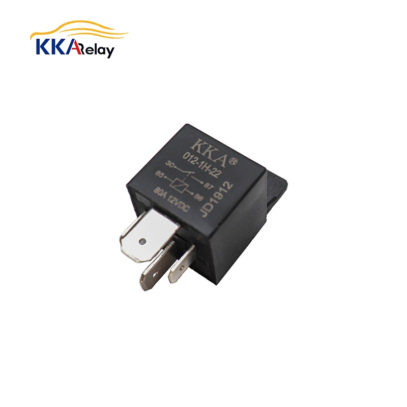 25Pcs/Pack 12V/24V4pin/5pin 80A Automotive Relay with Metal Bracket, High Quality Car Relay for Auto/Motorcycle