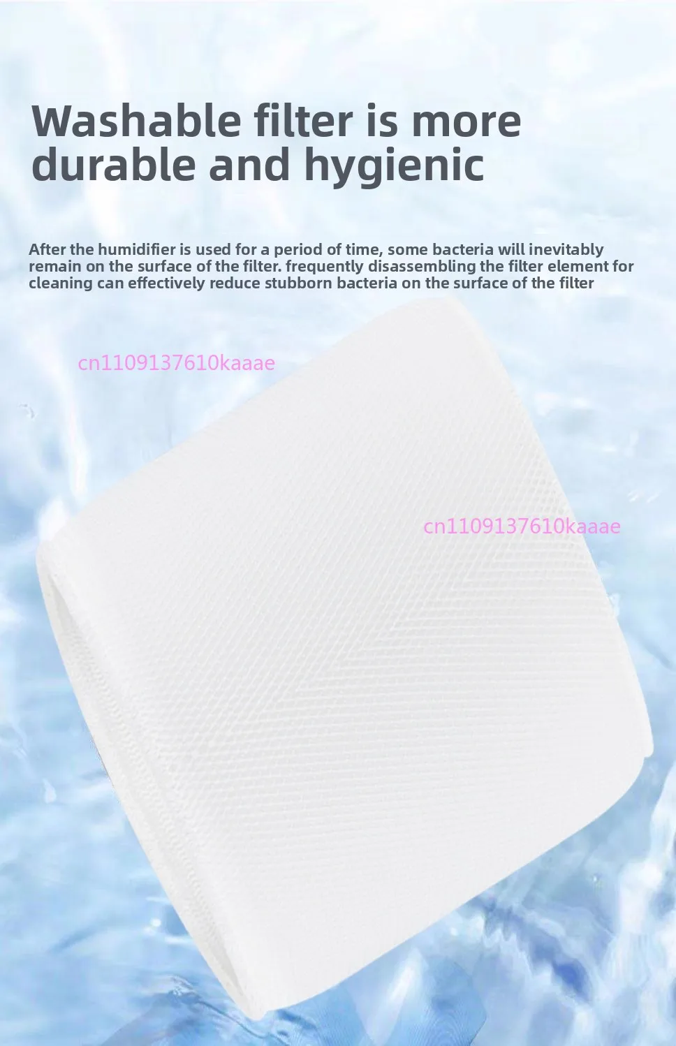 

1PC Fog-Free Humidifier Filter Cartridge Replacement Filter Mesh for Humidifier Parts