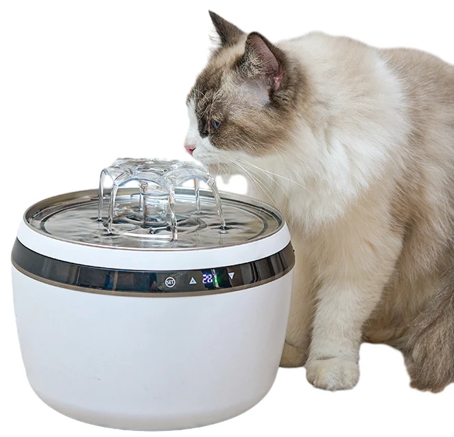 

304 Stainless Steel Sensor Water Dispenser Automatic 2L Constant Temperature Smart Pet Water Dispenser