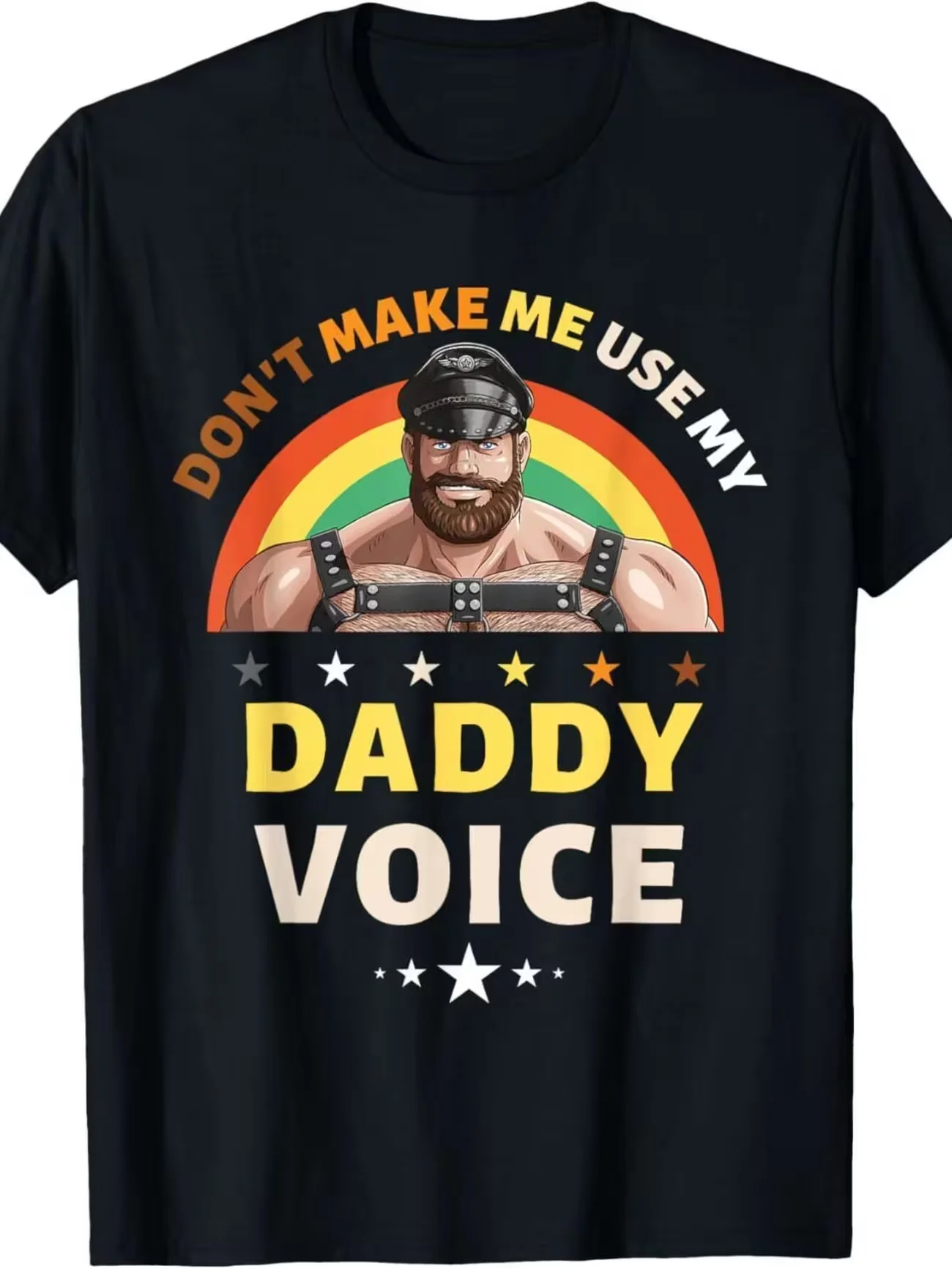 Don't Make Me Use My Daddy Voice T Shirt Women Tee Summer Men's T-shirts Novelty Meme Streetwear Short Sleeved Women's Clothing