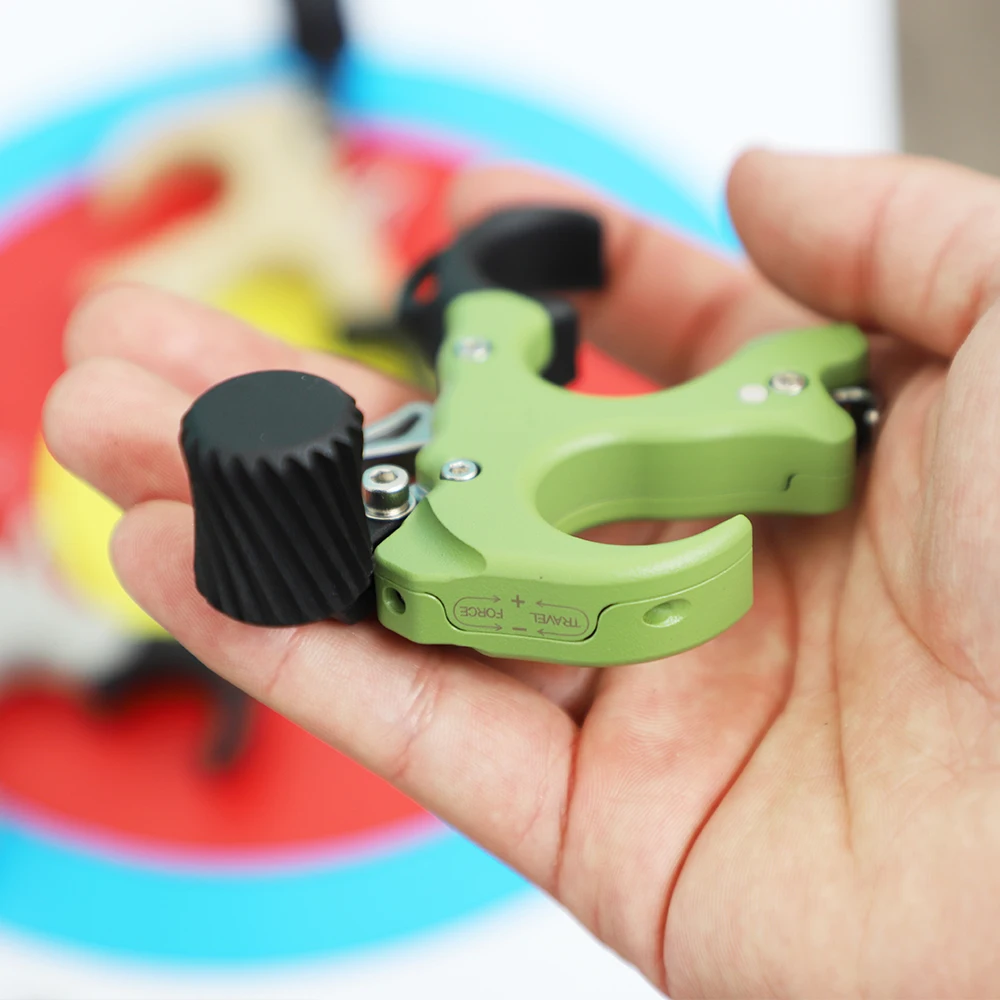 

UV Compound Bow Release 3 /4 Finger adjustable Archery Bow Release Accessory Outdoor Shooting Hunting