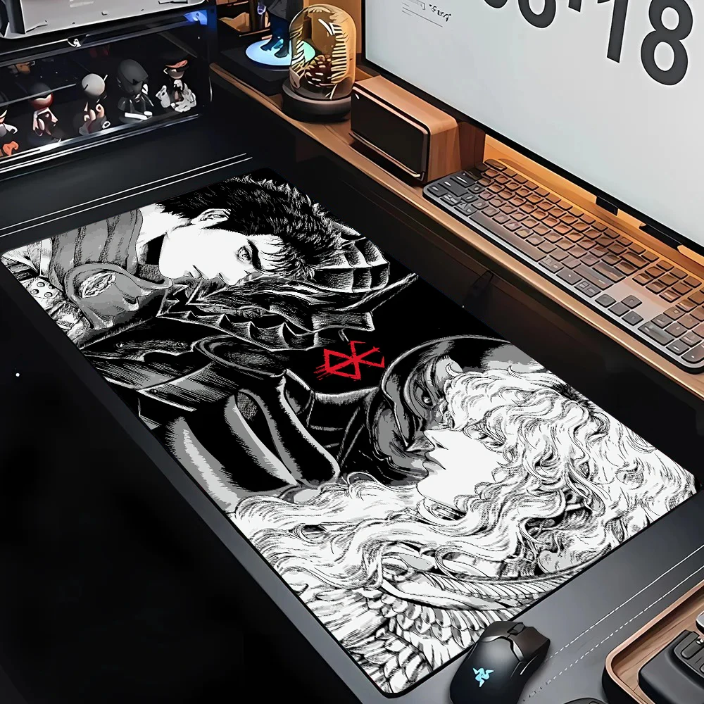 Guts Sword in Berserk Large Size Non-slip Rubber Mousepad XXL Computer Gaming accessories Keyboard Desktop Decor Mat for Offices