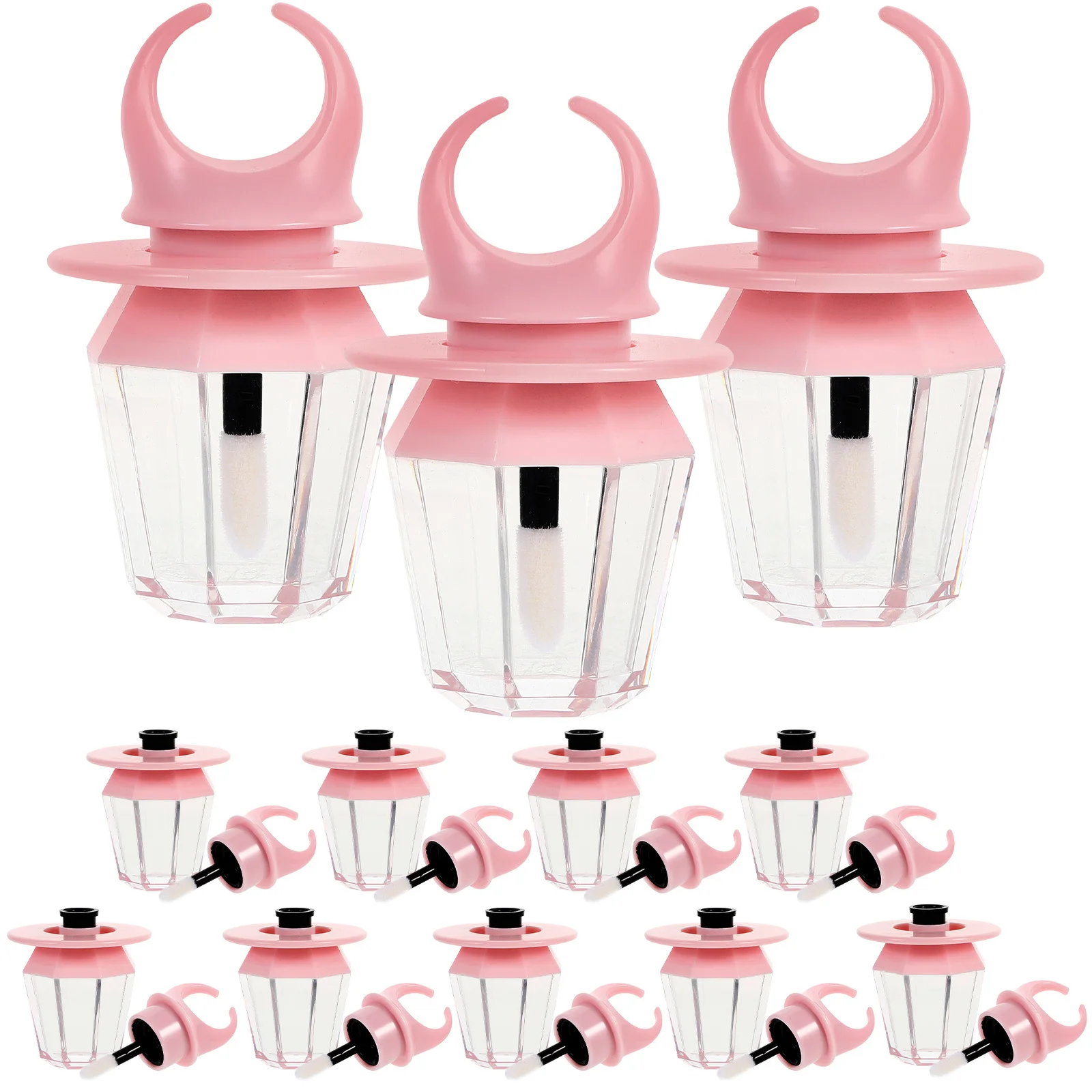 

12pcs Lip Gloss Tubes Empty Plastic DIY Making Air Traffic Control Fine Workmanship Lip Balm Storage Use Long Service Life