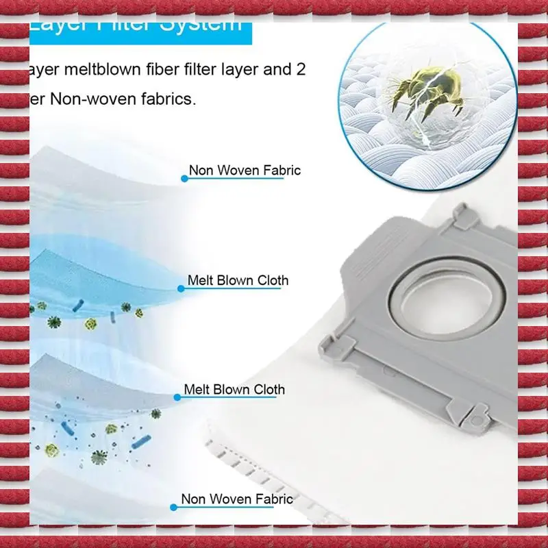 A97G Cepillo Lateral principal bolsas de filtro de fregona piezas de repuesto de plástico para aspiradora Xiaomi Roborock S7 Pro Ultra/S7 Maxv Ultra/S7 Maxv