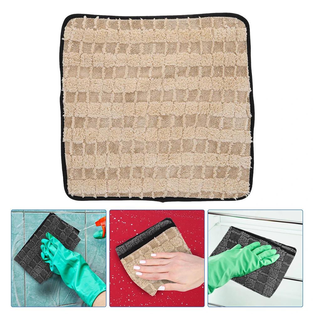 

Ultra Absorbent Coral Fleece Car Wash Towels Thickened Grid Design Soft Scratch-Free Auto Drying Cleaning Cloth Large Size
