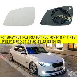 For BMW F01 F02 F03 F04 F06 F07 F10 F11 F12 F13 F18 F20 21 22 30 31 32 33 34 35 Car Wide Angle Heated 4Pins / 2Pins Mirror Glass