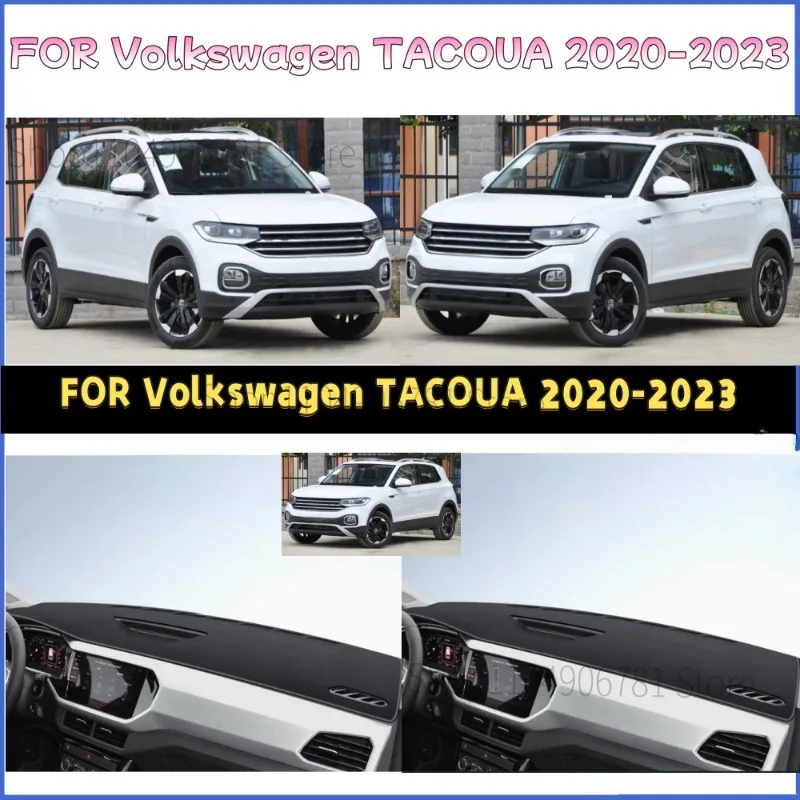 

FOR Volkswagen TACOUA 2020-2023 Car Dash Mat Dashmat Dashboard Mat Cover Sun Shade Dash Board Cover Carpet Accessories