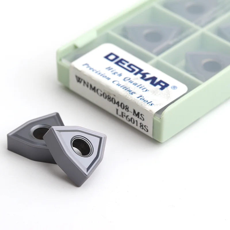 

10шт WNMG 080404 WNMG 080408 MA MS MQ LF6018S DESKAR Твердосплавные вставки Токарный станок с ЧПУ Токарные инструменты для резки металла Лезвие WNMG для M.