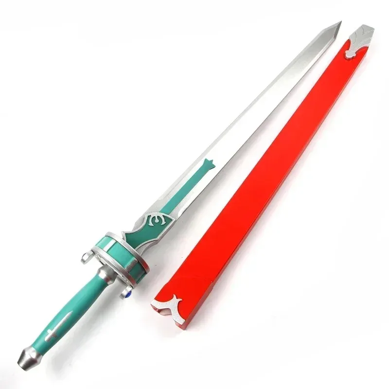 117cm accesorios de Cosplay arte en línea Yuuki Asuna Yuuki espada de madera modelo Anime disfraz vestido elegante fiesta escenario espectáculo Prop