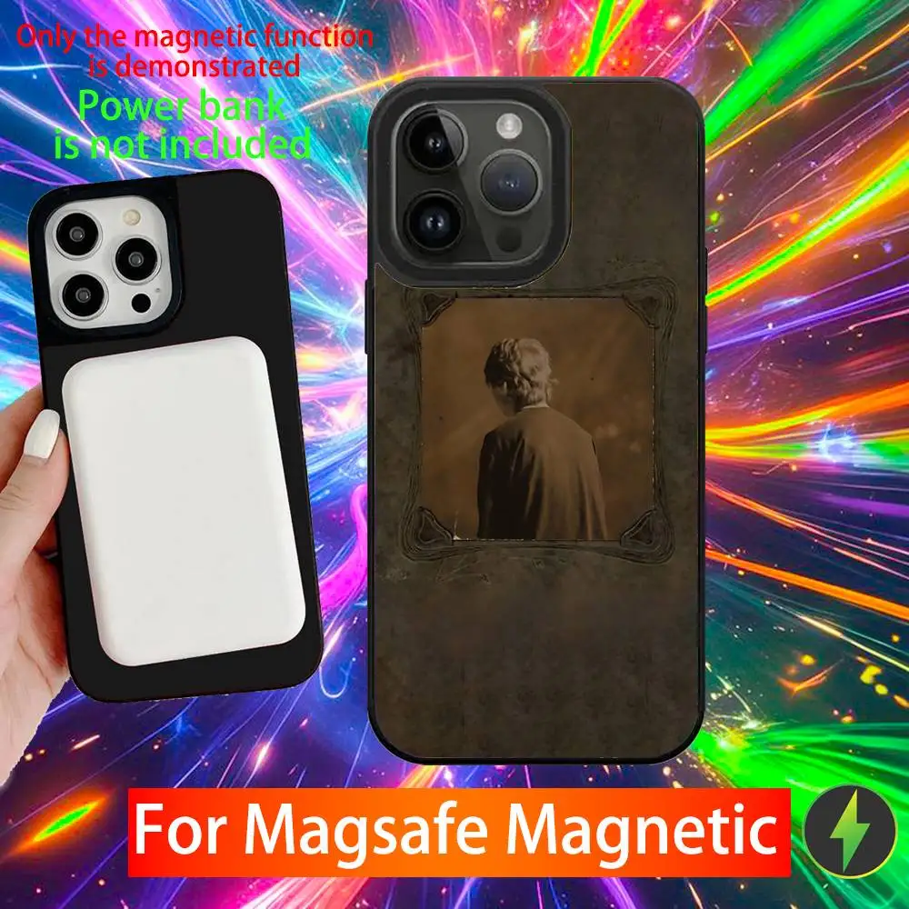 حافظة هاتف Ethel Cain Perverts لهاتف iPhone 16,15,14,13,12,11,Pro,Max,Plus,Mini,SE شحن لاسلكي مغناطيسي جديد Magsafe