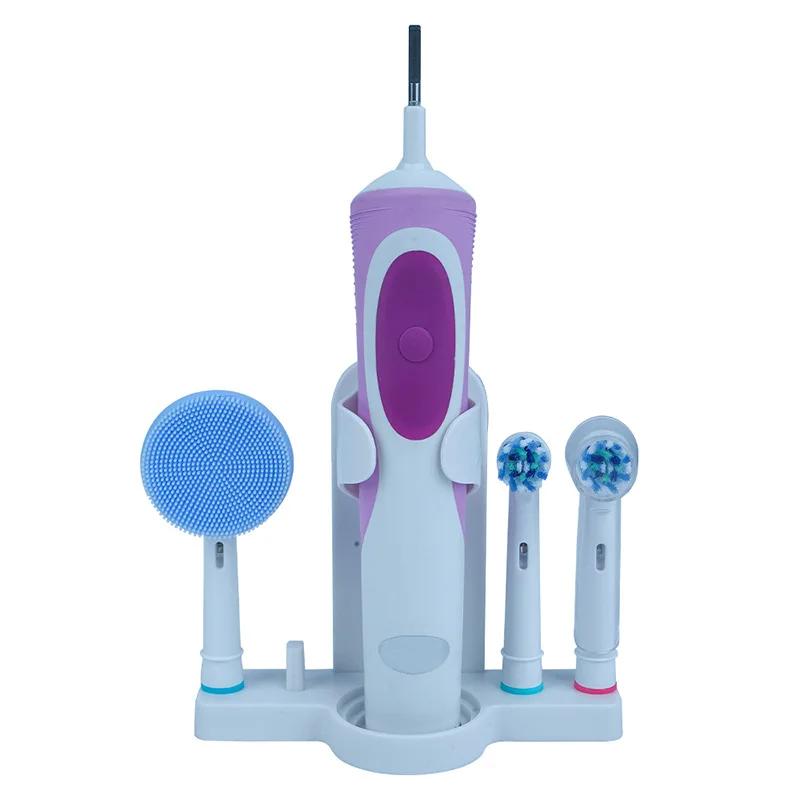 Adhesive Electric Toothbrush Holder Wall Mounted Tooth Brush Heads Rack Organizer and Brush Head Cover Caps For Oral B iO Series