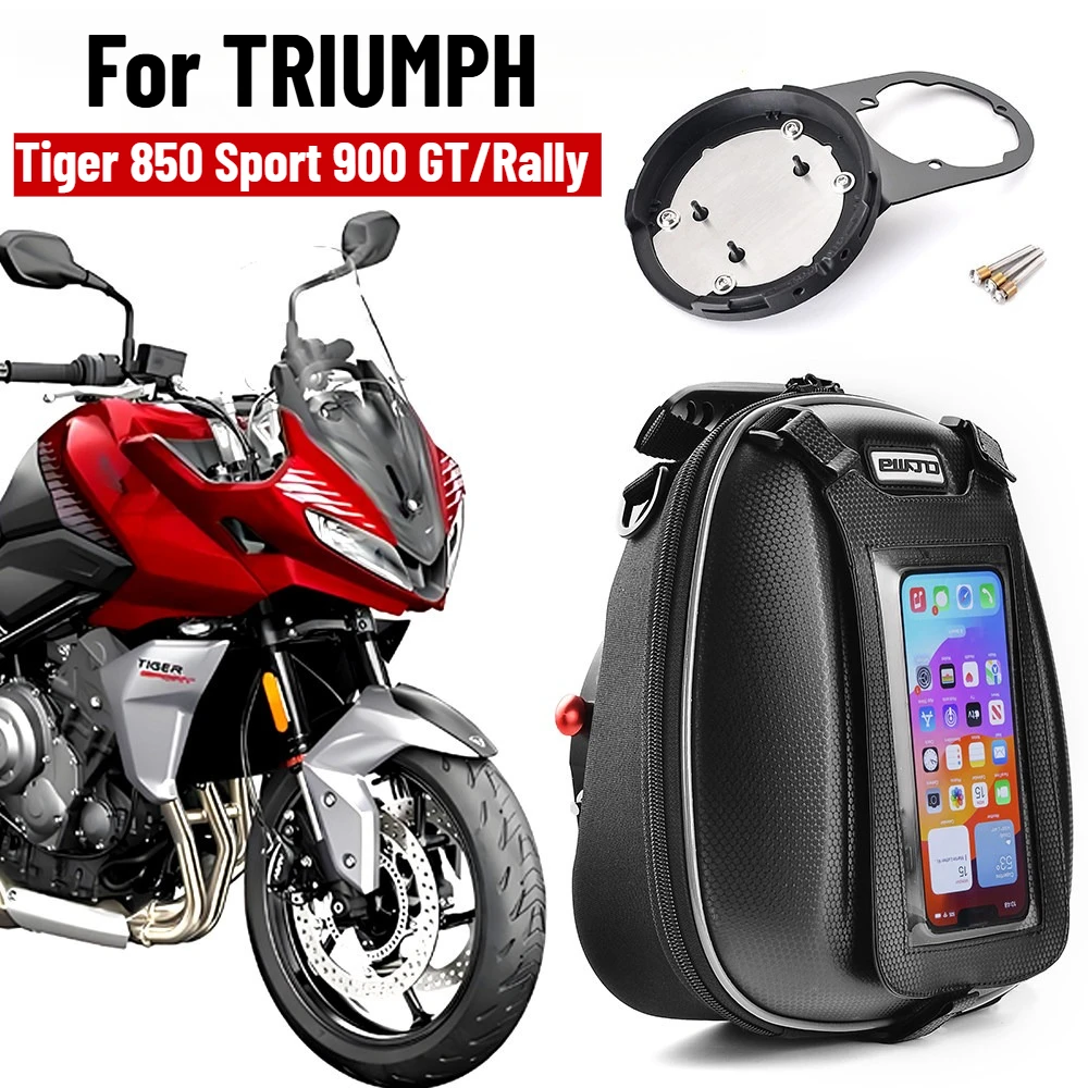 Tank Bag Quick Lock For Tiger 850 Sport 900 GT Rally Pro Motorcycle Waterproof Luggage Top Case Navigation Racing Bag Backpack
