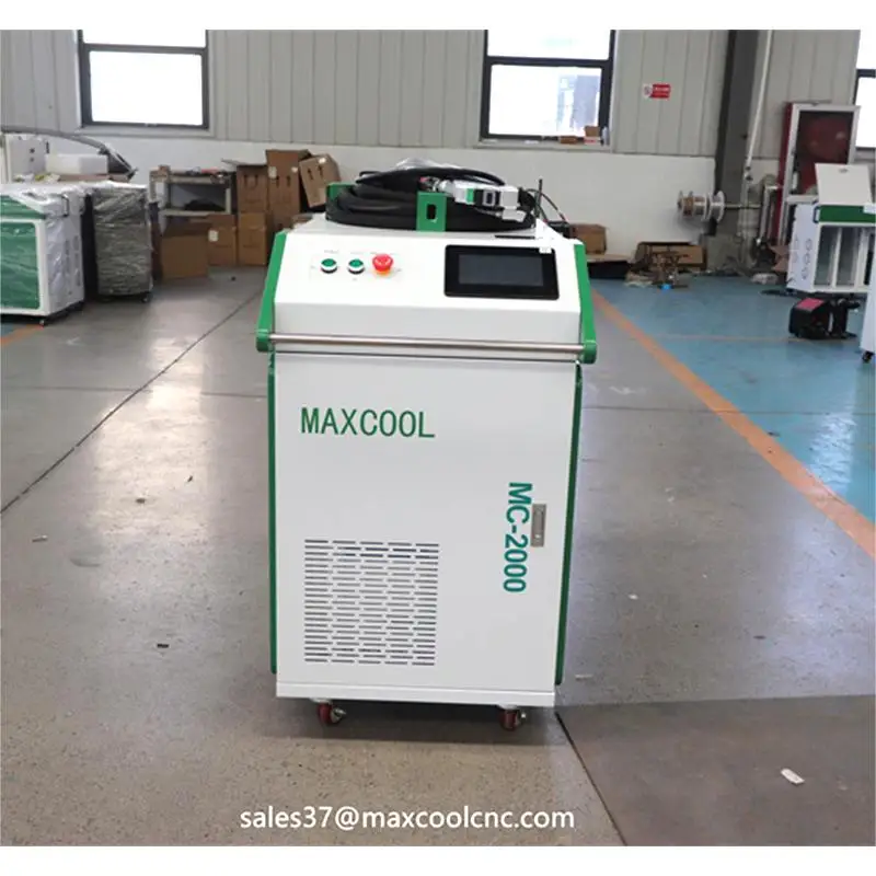 Maxcool 1000W Laser Cleaner 1500W 2000W Continuous Car Metal Rust Removal Fiber Handheld Laser Cleaning Machine