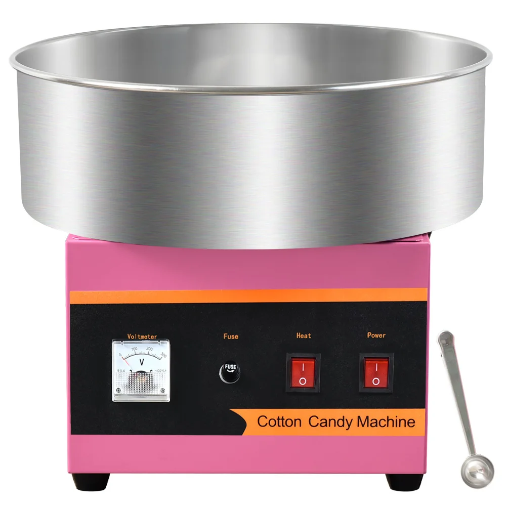 HPH2O Commercia Electric Cotton Candy Machine Maker Automatic Marshmallow Fancy Candyfloss Sugarfloss Machine Suger Cotton Maker