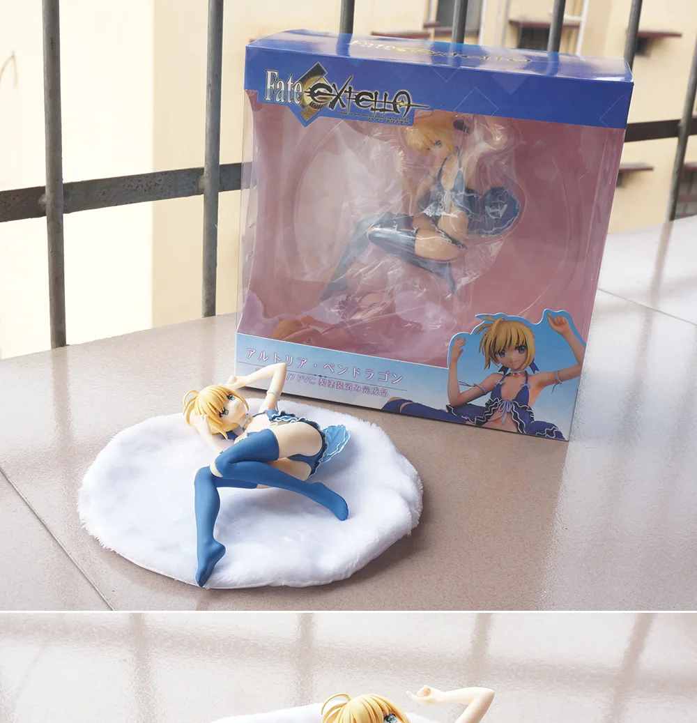 Figura de Acción Hecha a Mano de Saber de Fate/Grand Order en Ropa Interior